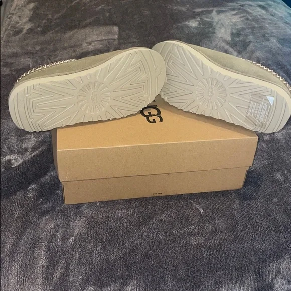 UGG Tan Suede Slip-Ons - Picture 2 of 3